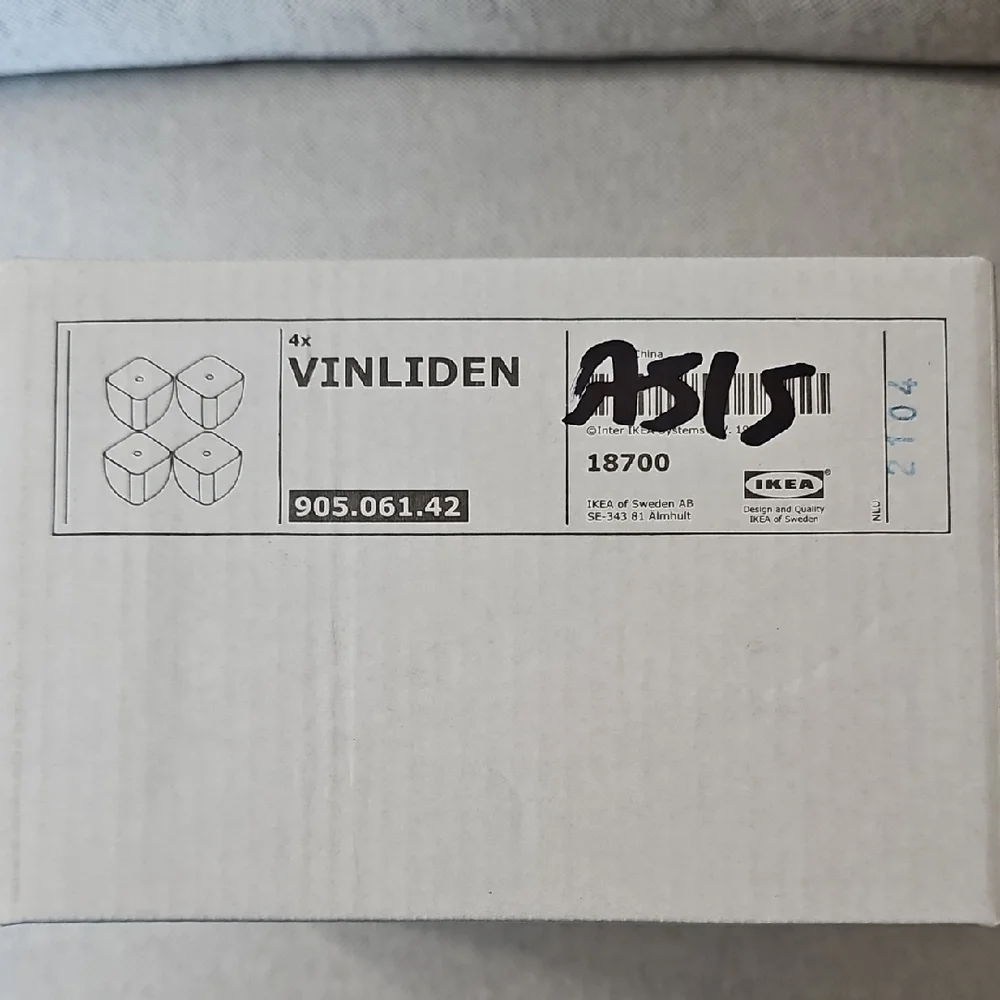 IKEA VINLIDEN Sofa Legs Set in Birch Color